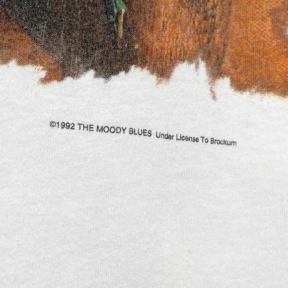 The Moody Blues Summer Tour Brockum Vintage 1992 Band Tee T Shirt - Picture 4 of 8